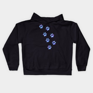 Spotted Paw Prints Kids Hoodie